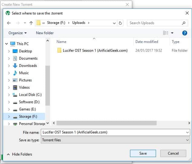 How To Create A Torrent With uTorrent 5