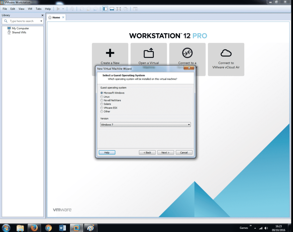 Install Windows 7 on VMware Workstation 12 (5)