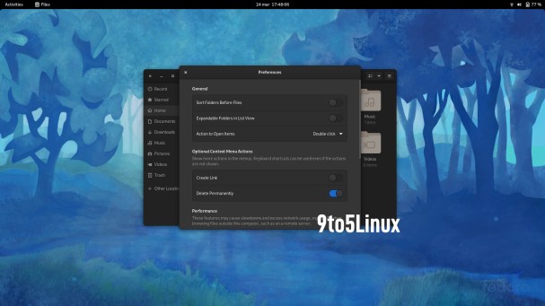 GNOME 40 Desktop Environment