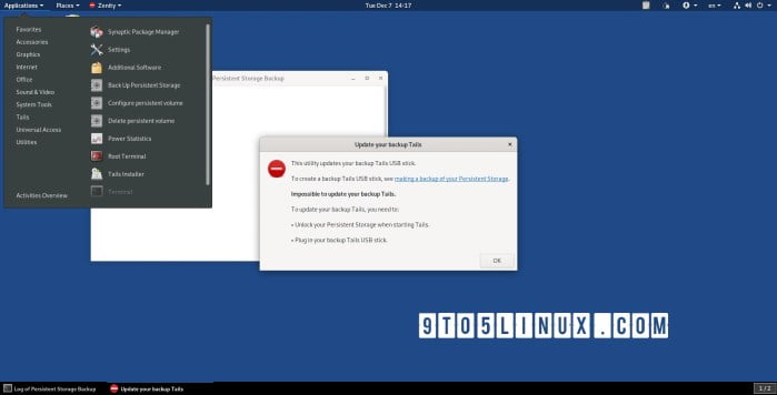 Tails 425 Anonymous Linux OS Released with New Backup Tool