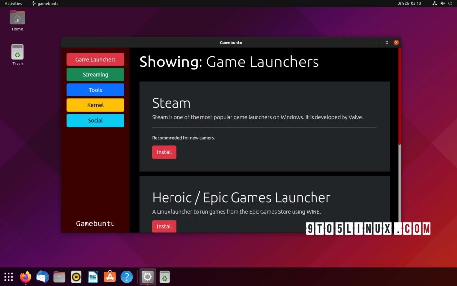 Gamebuntu 1.0 Launches with a Complete Redesign to Let You Install Only What You Need - 9to5Linux