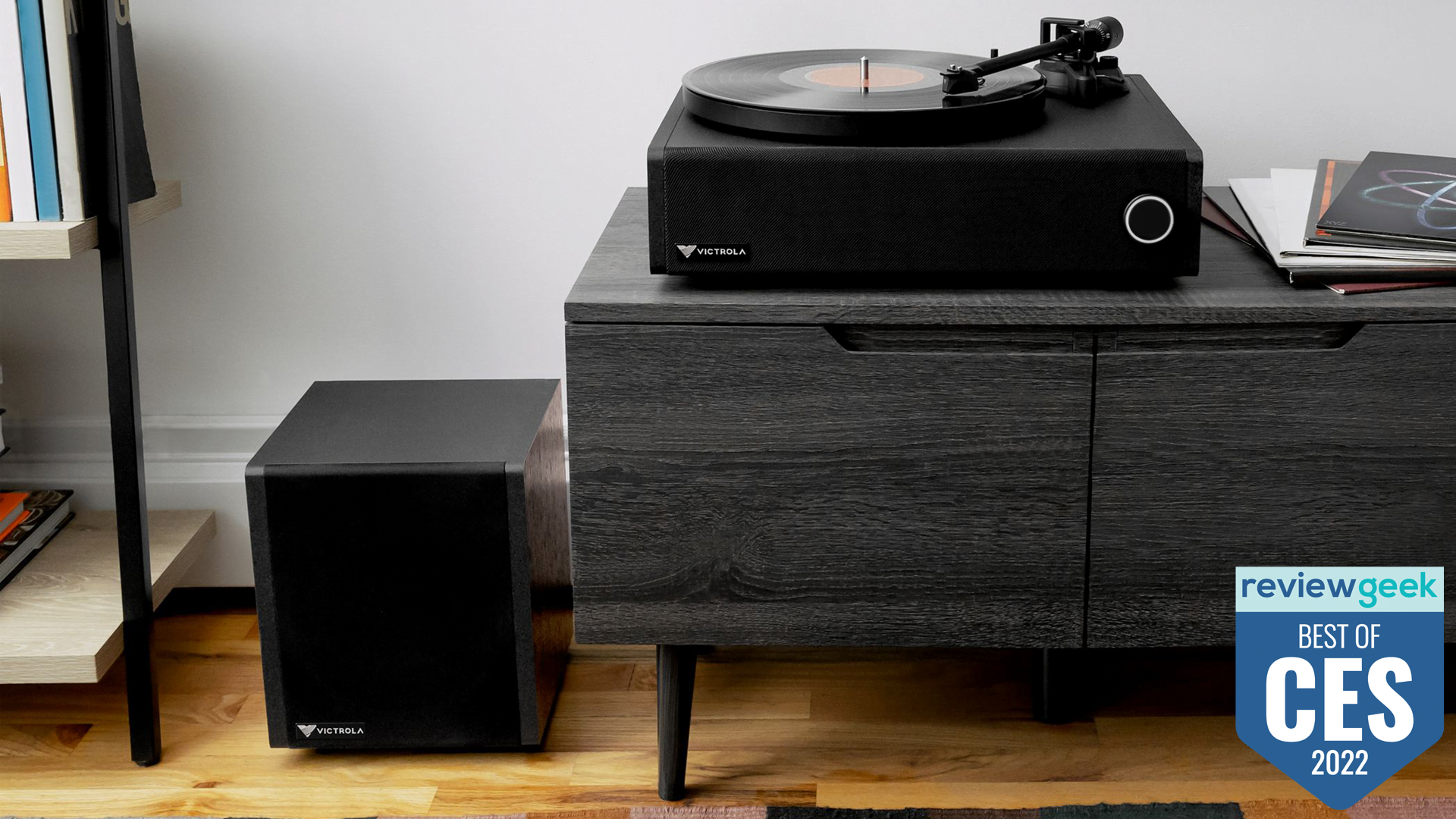Victrola’s Premiere V1 is a Promising All-in-One Turntable Stereo System