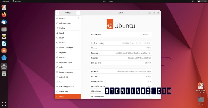 Ubuntu 22.04 LTS Beta Released with GNOME 42 Desktop, Linux Kernel 5.15 LTS - 9to5Linux
