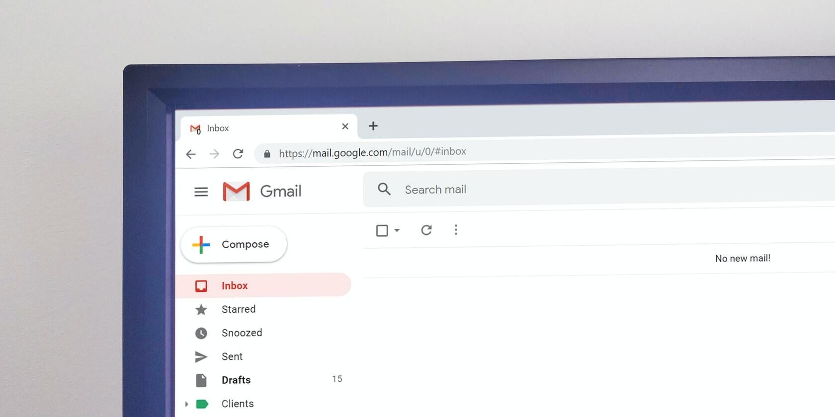 Image of Gmail inbox