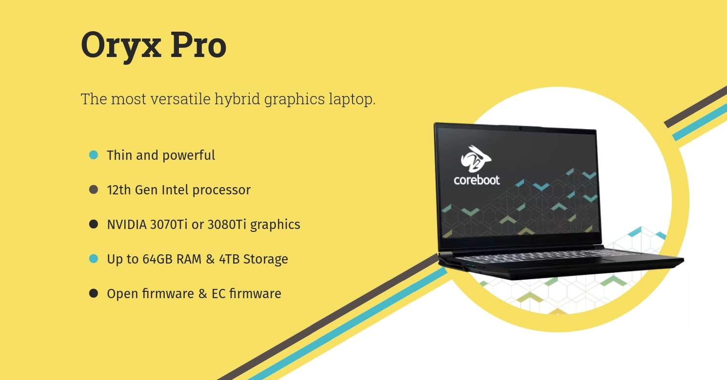 System76's Oryx Pro Linux Laptop Gets a 12th Gen Intel CPU, NVIDIA RTX 3000 Ti GPUs - 9to5Linux