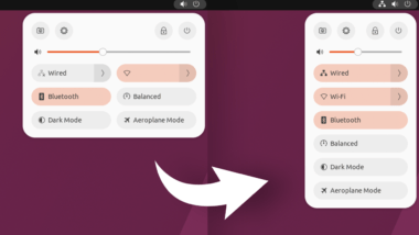 'Compact Quick Settings' Puts GNOME's New Menu on a Size Diet